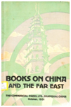 Books on China and the far east. 1931-32