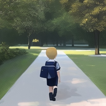 澳門小王子放學路上